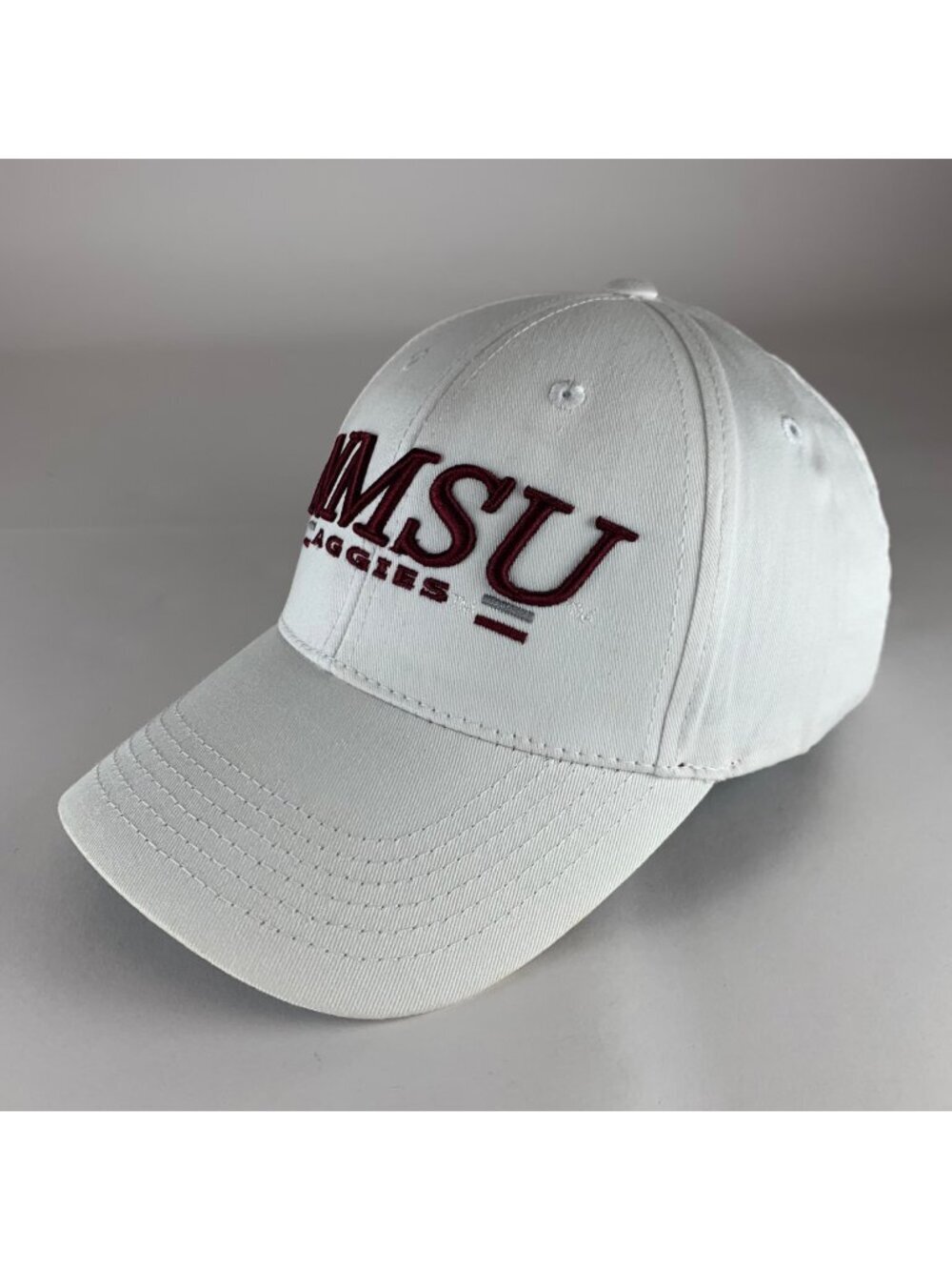 New Mexico State Aggies NCAA White Captivating Snapback Adjustable Hat